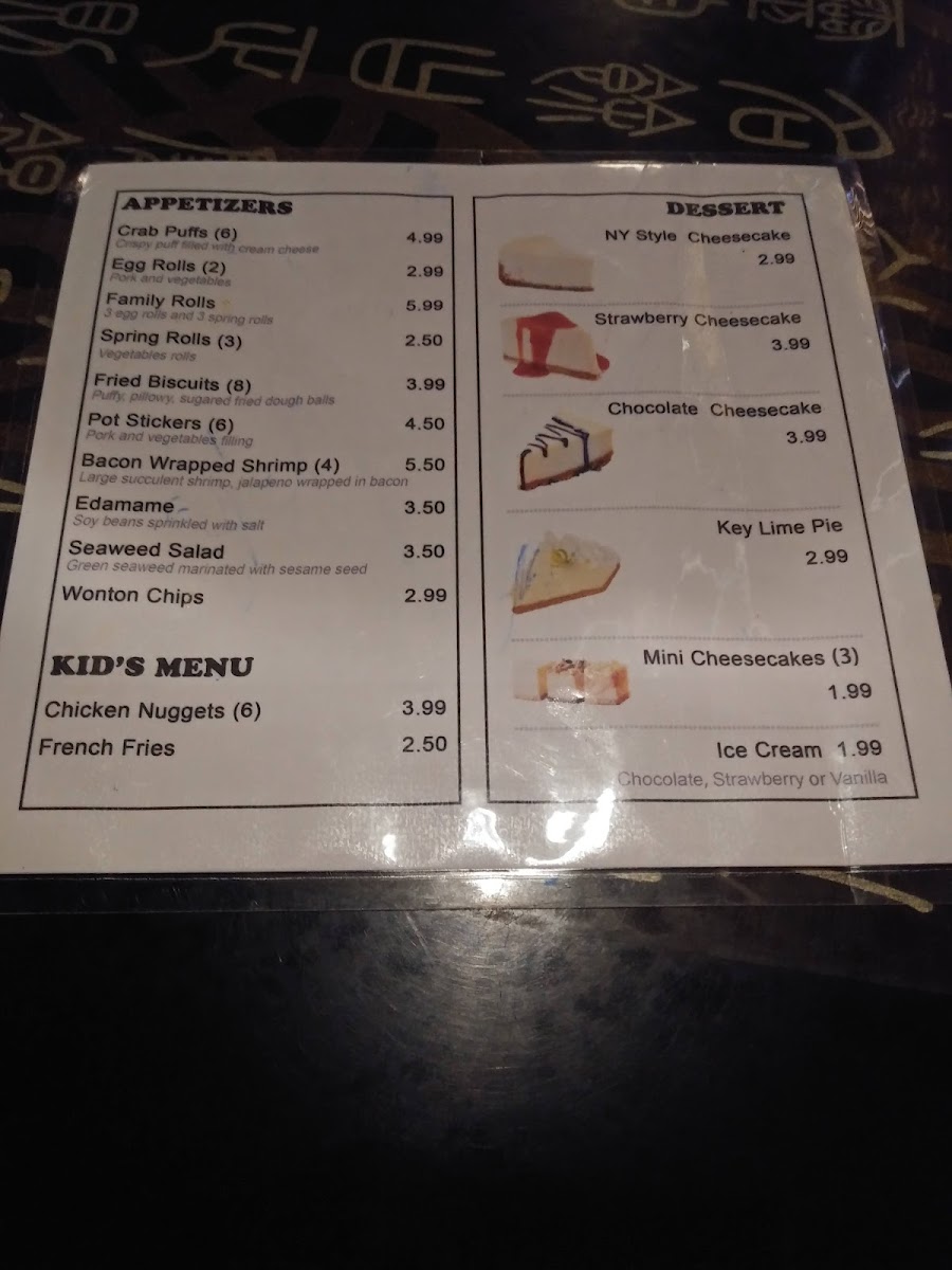 Menu Khan's Mongolian Grill-5