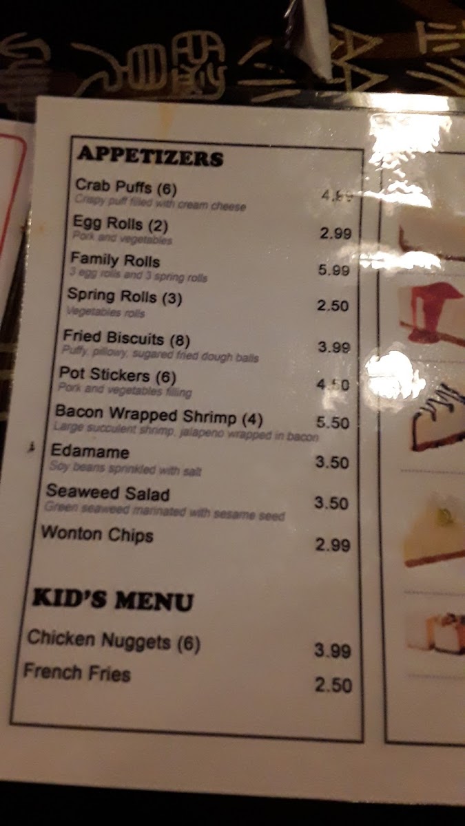 Menu Khan's Mongolian Grill-7