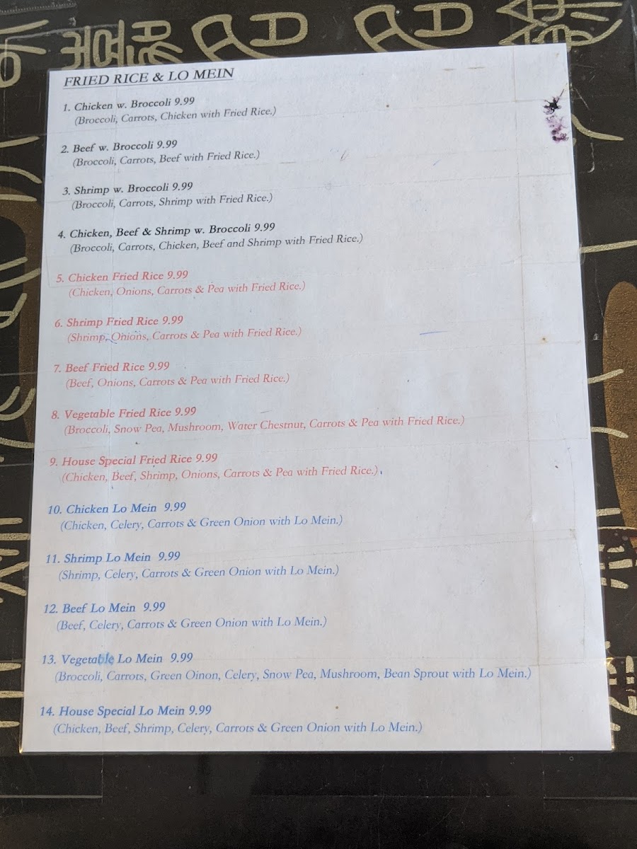 Menu Khan's Mongolian Grill-8