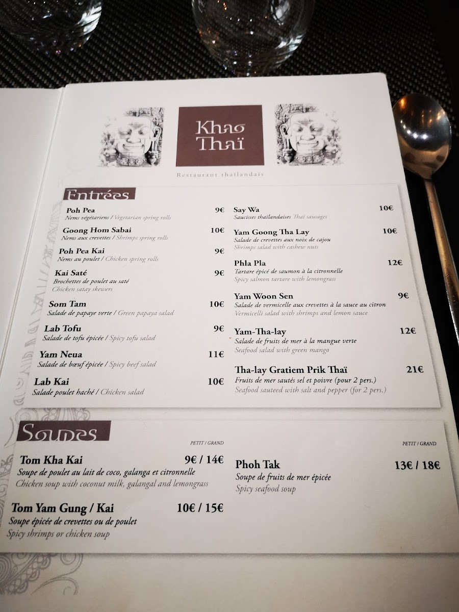 Menu Khao Thai Sévigné-10