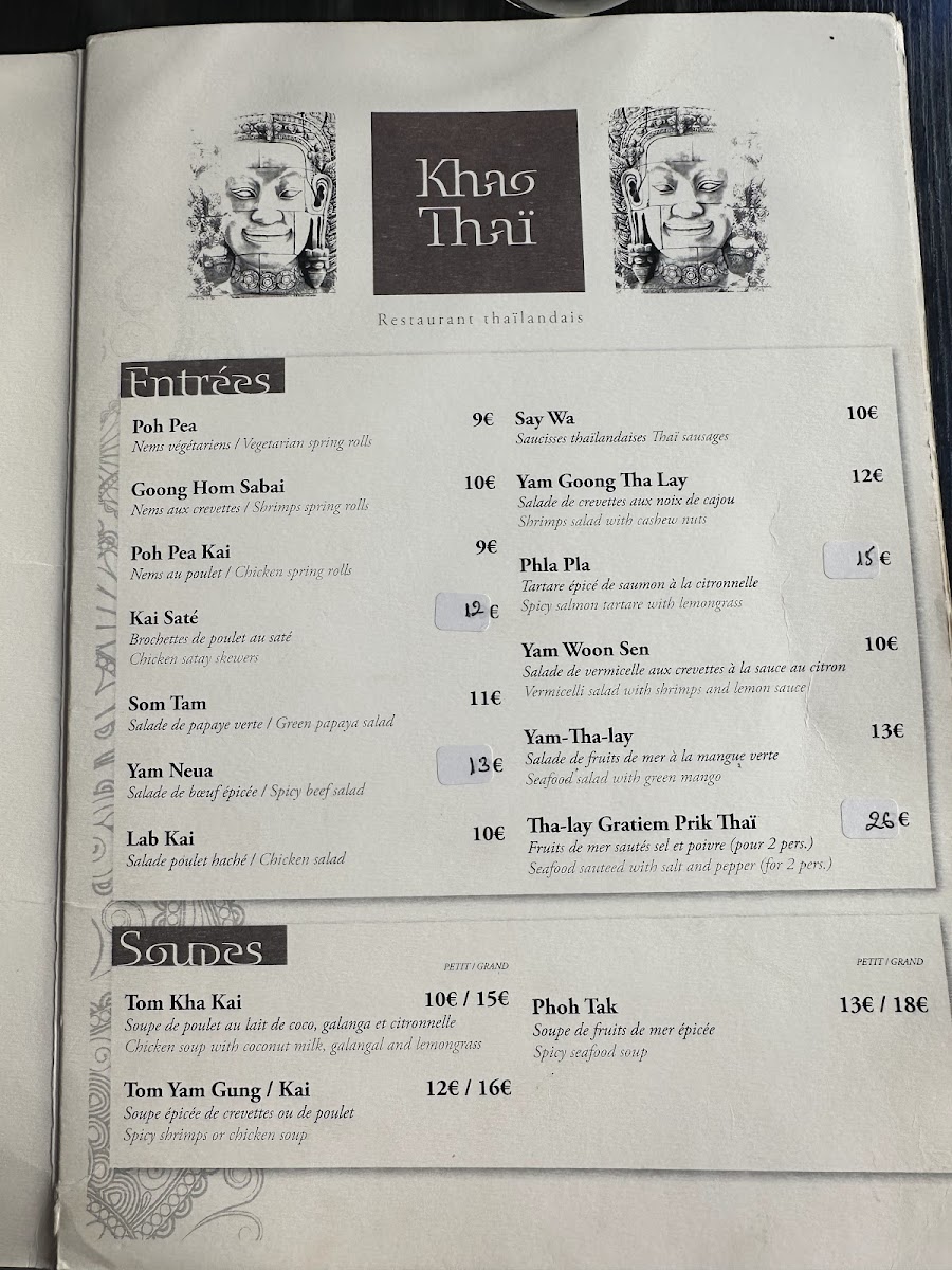 Menu Khao Thai Sévigné-5