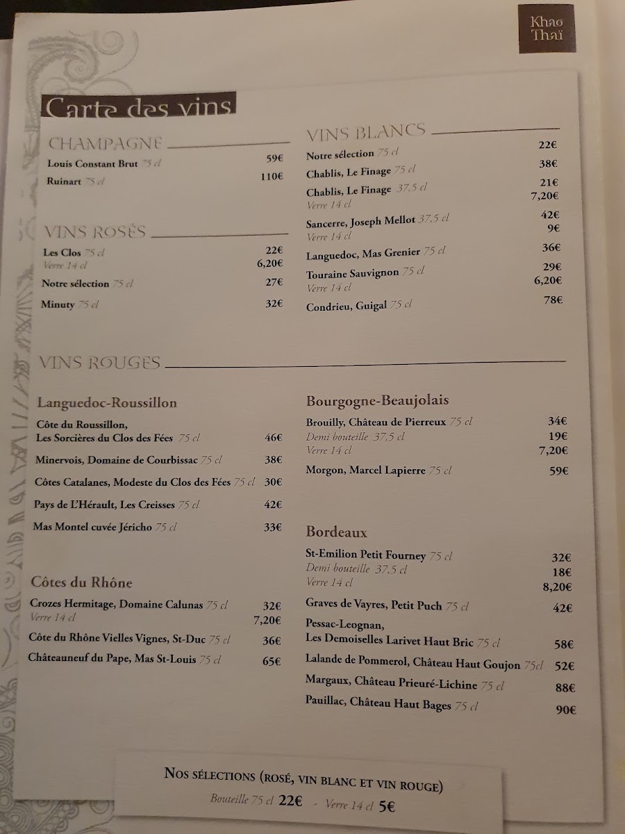 Menu Khao Thai Sévigné-8