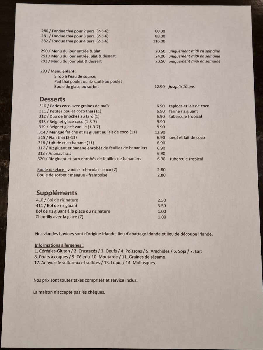 Menu Khon Kaen Thai Restaurant-2