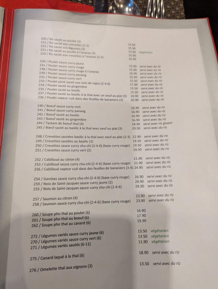 Menu Khon Kaen Thai Restaurant-7