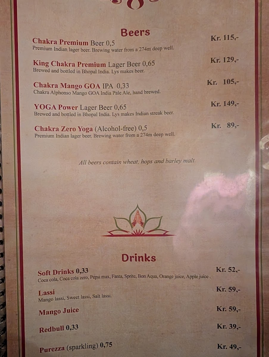 Menu Khushi Indian Cuisine - Oslo-1