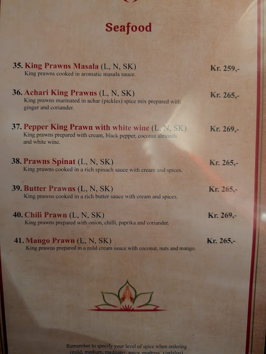 Menu Khushi Indian Cuisine - Oslo-4