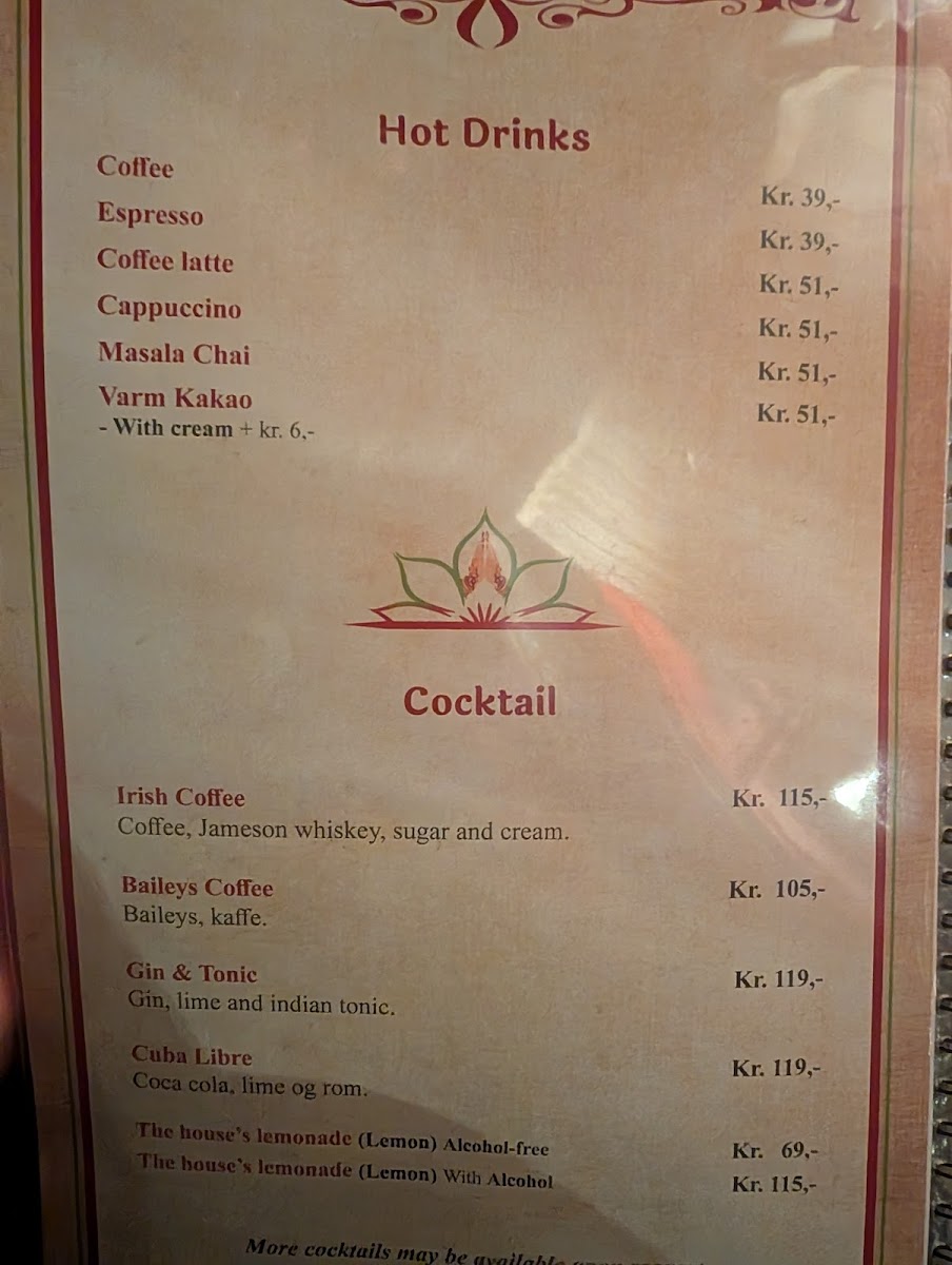 Menu Khushi Indian Cuisine - Oslo-9
