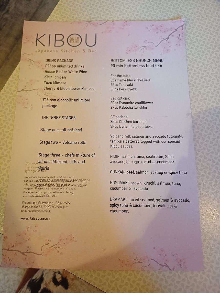 Menu Kibou Japanese Restaurant & Bar - Battersea-2