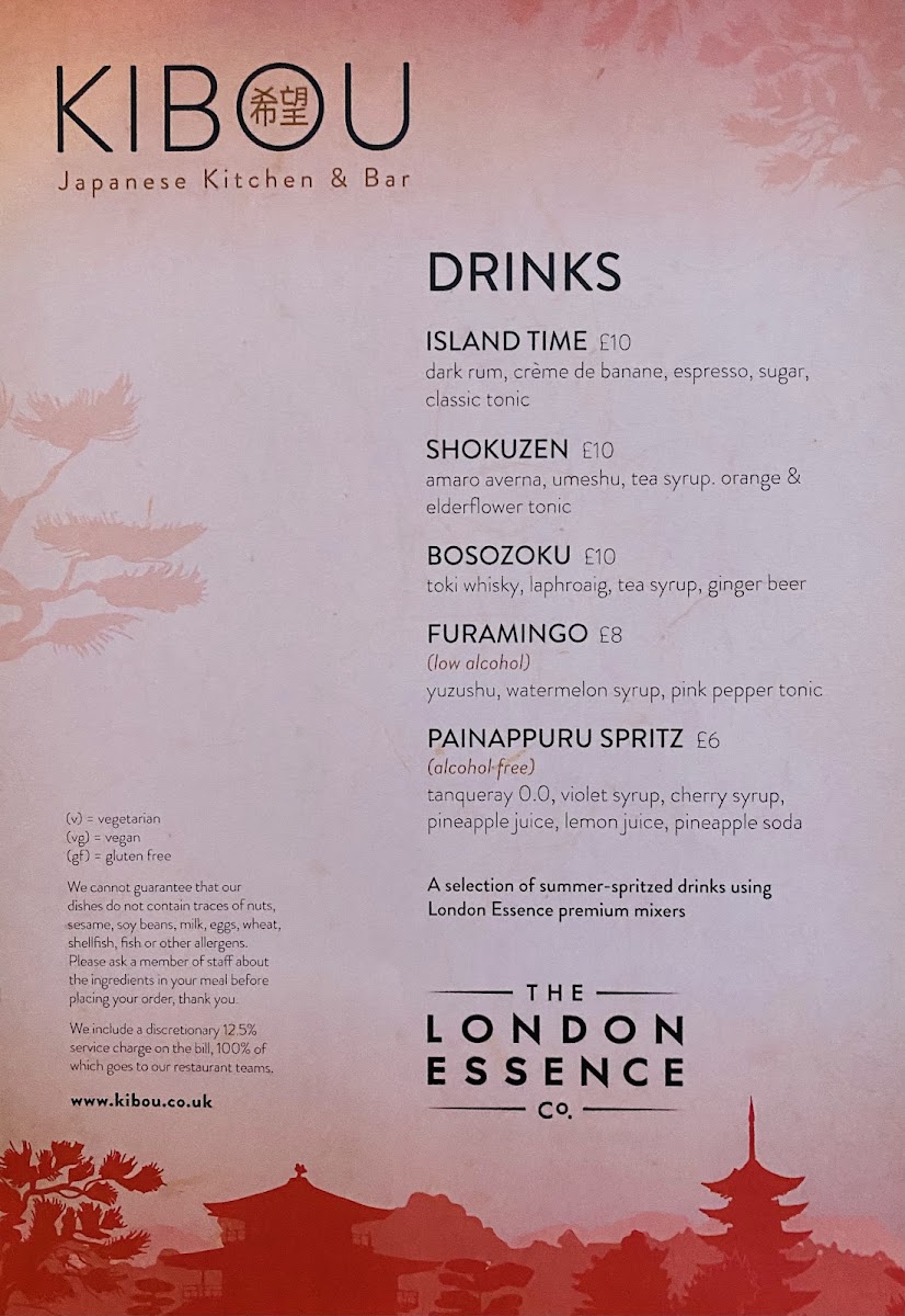 Menu Kibou Japanese Restaurant & Bar - Battersea-7