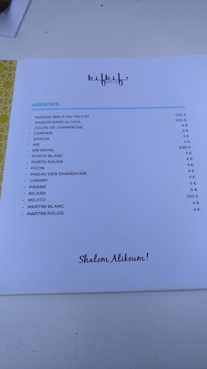 Menu Kif Kif Café-5