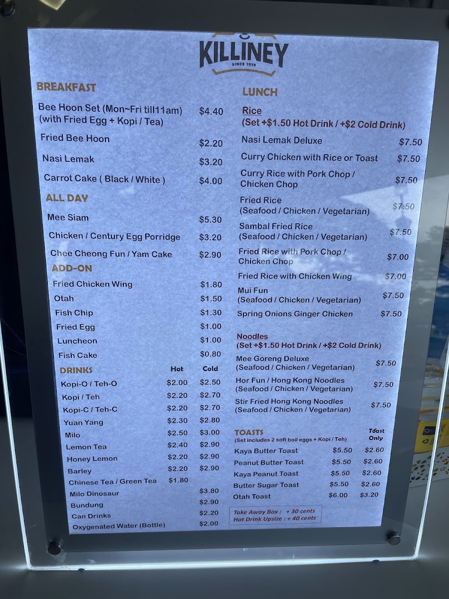 Menu Killiney Kopitiam - Fragrance Empire Building-1