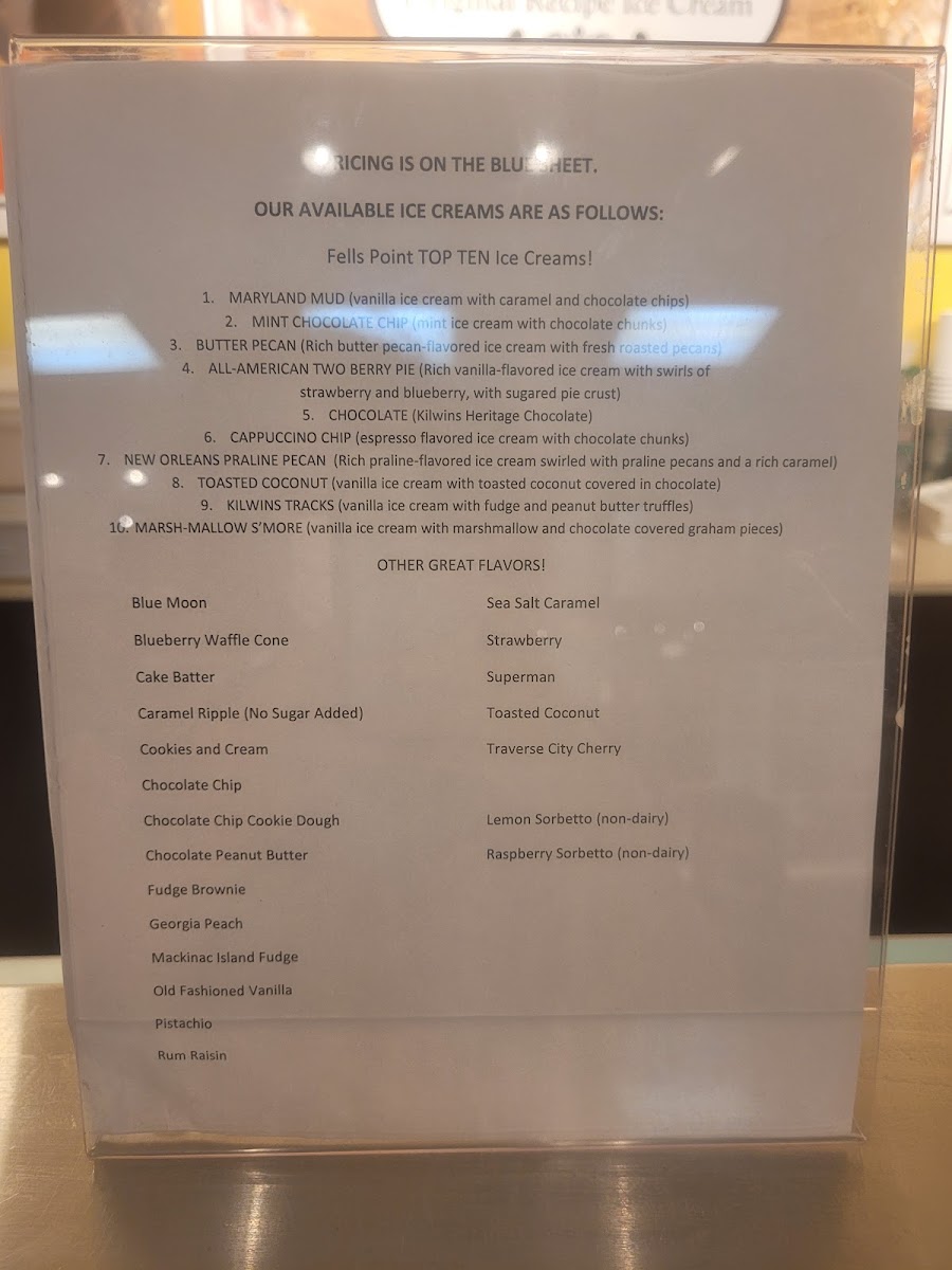 Menu Kilwins Ice Cream - Chocolate - Fudge-2