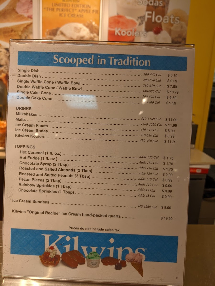 Menu Kilwins Ice Cream - Chocolate - Fudge-3