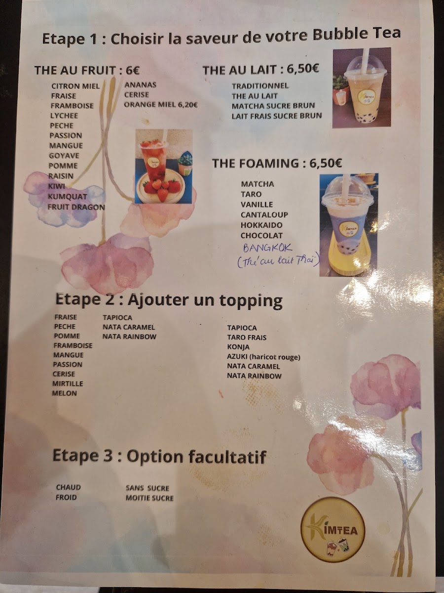 Menu Kim Tea Bubble Tea Shop-4