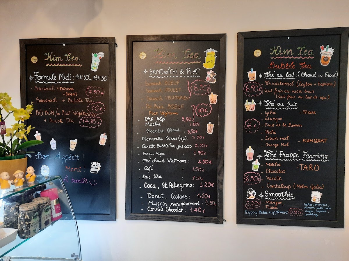 Menu Kim Tea Bubble Tea Shop-6