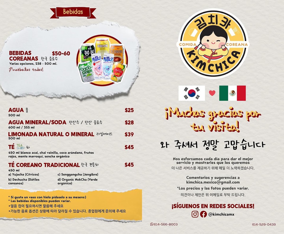 Menu Kimchica - Comida Coreana-4