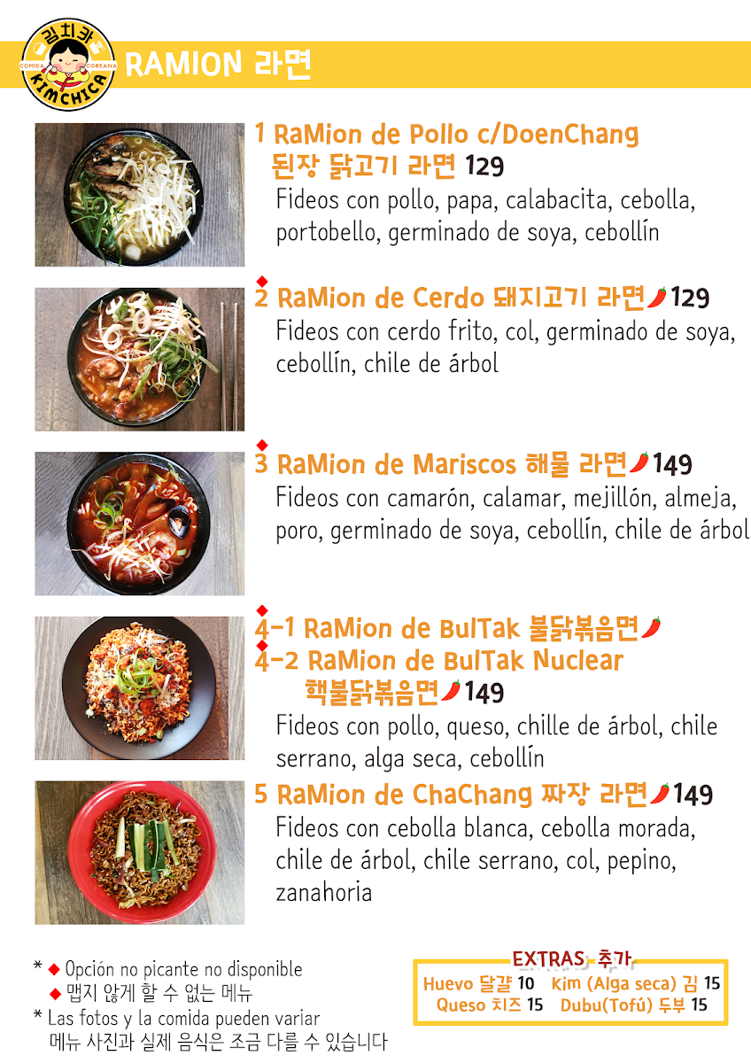 Menu Kimchica - Comida Coreana-8