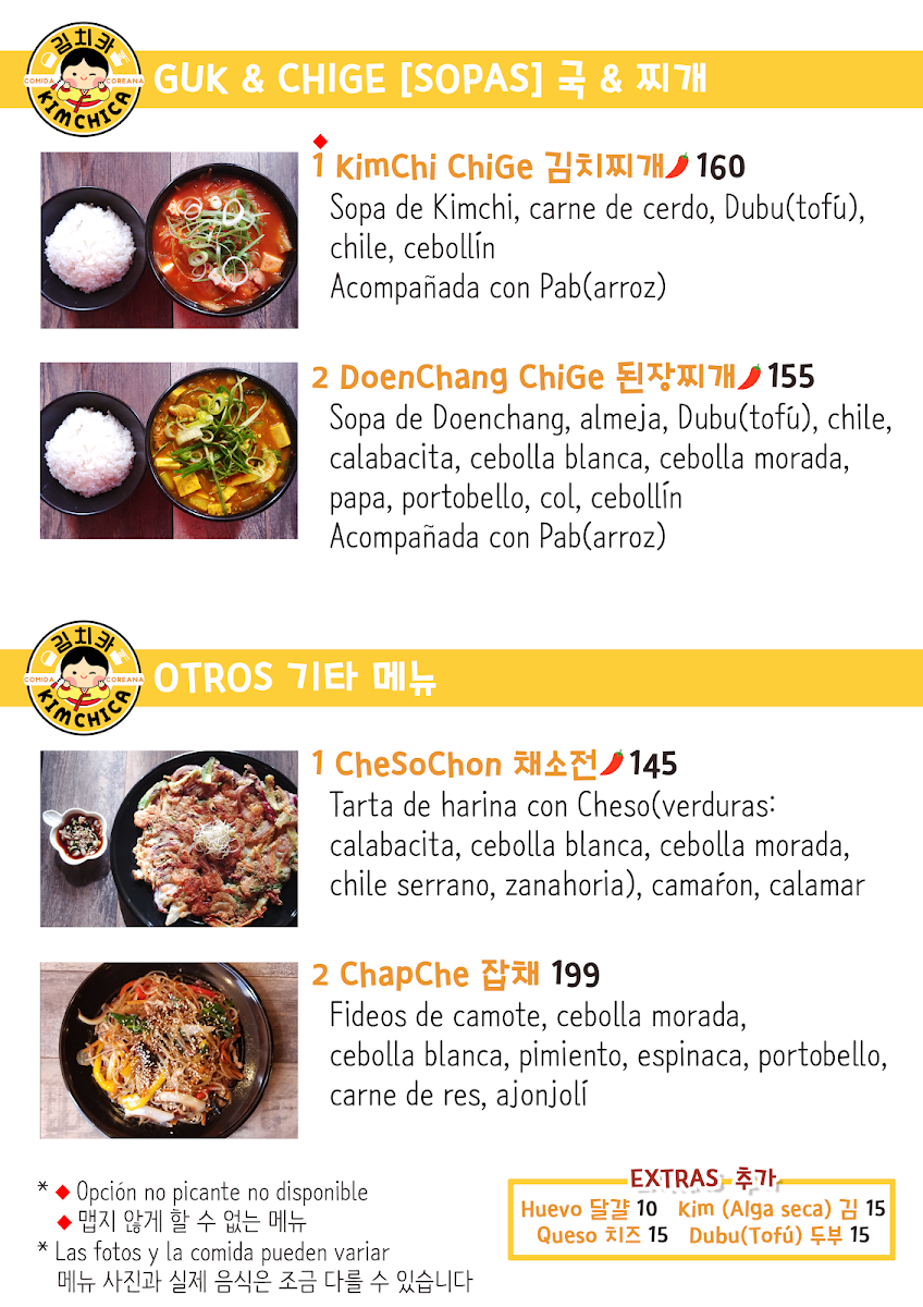 Menu Kimchica - Comida Coreana-9