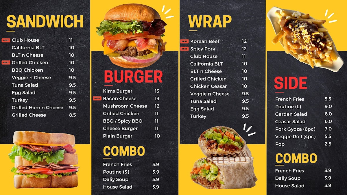 Menu Kims' Cafe-1
