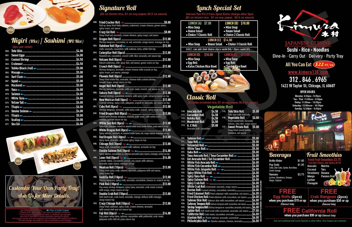 Menu Kimura-2