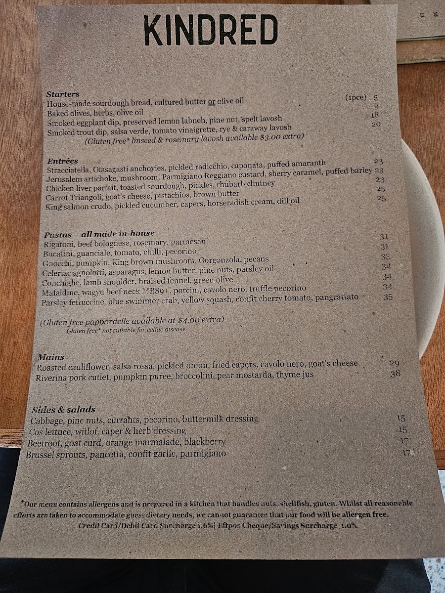 Menu Kindred Restaurant-3