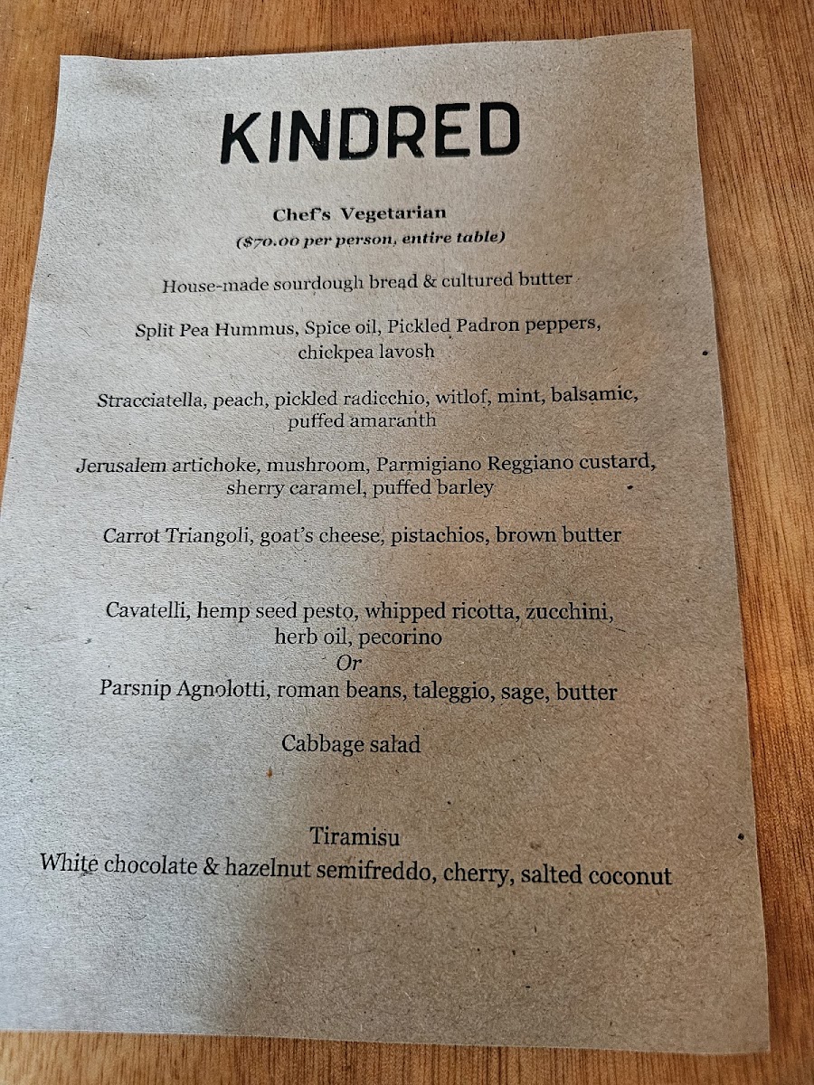 Menu Kindred Restaurant-7