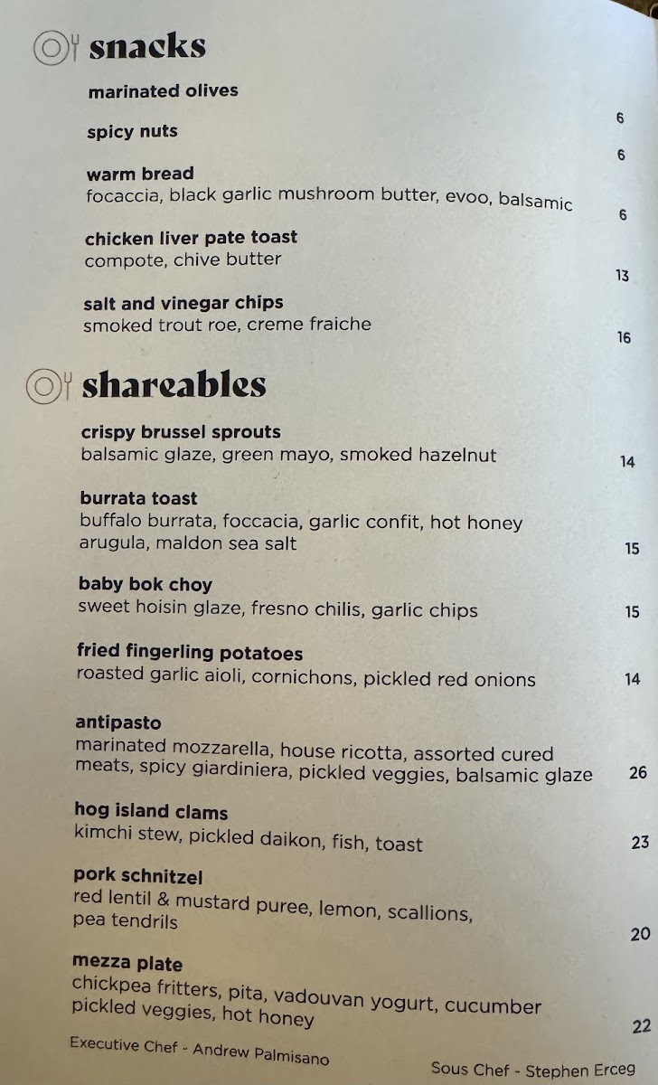 Menu Kindred-1