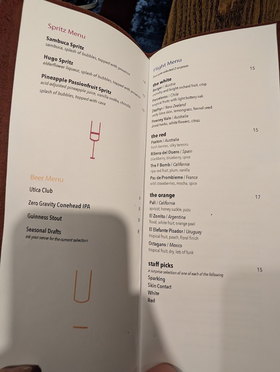 Menu Kindred-6