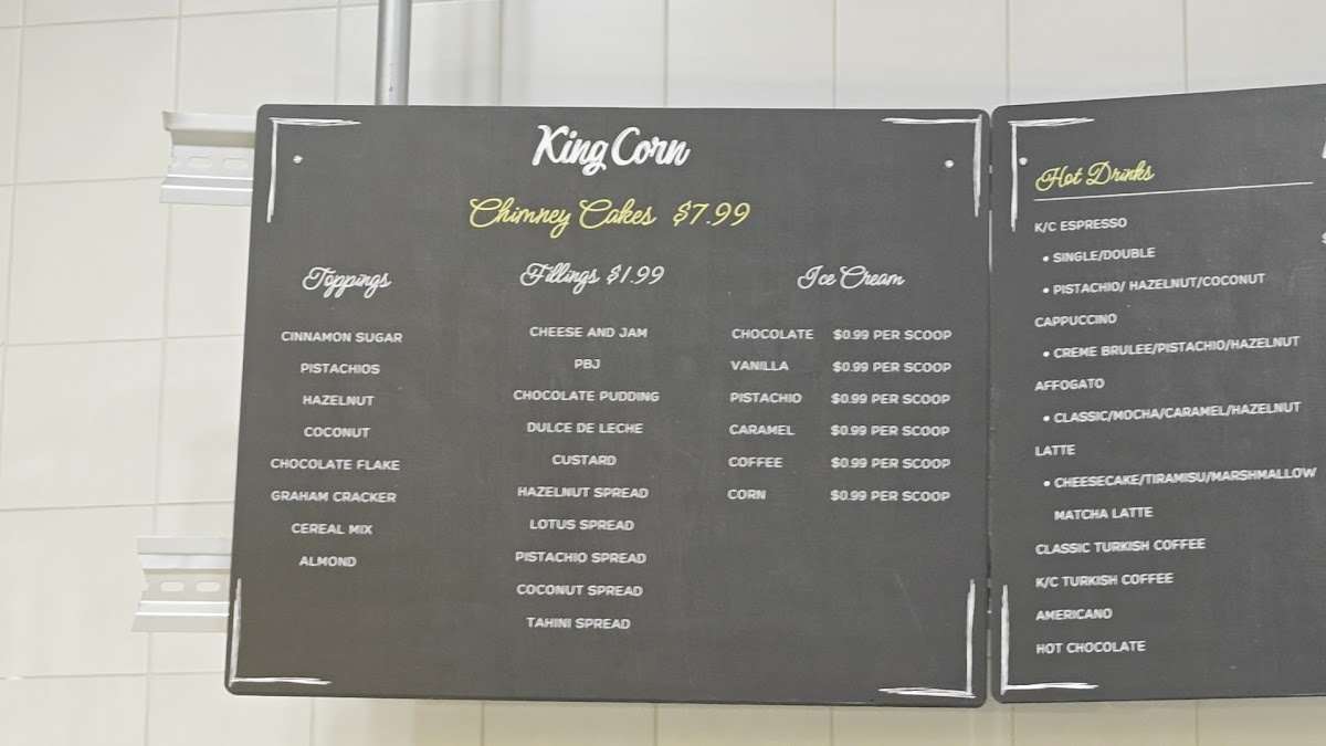 Menu King Corn-2