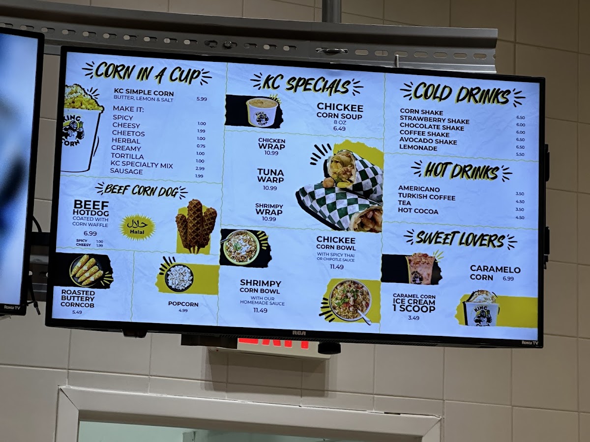 Menu King Corn-3