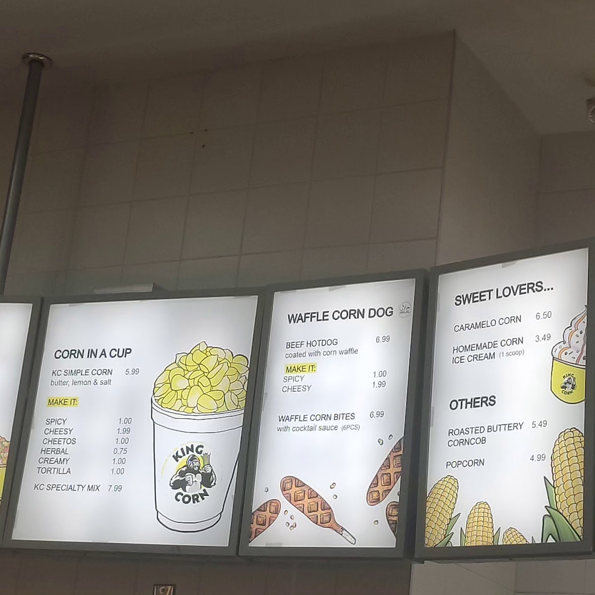 Menu King Corn-5