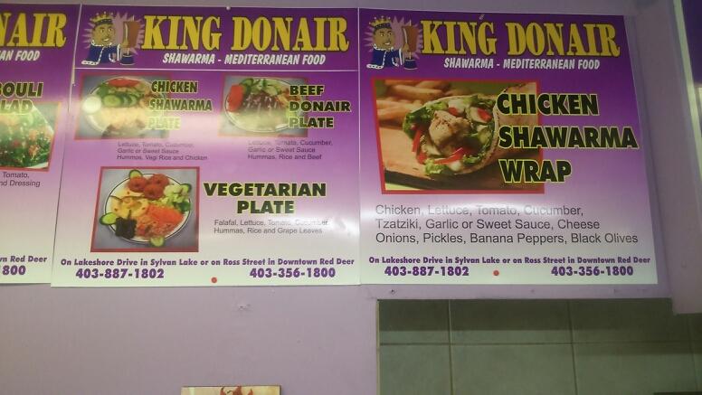 Menu King Donair And Chicken Shawarma-3
