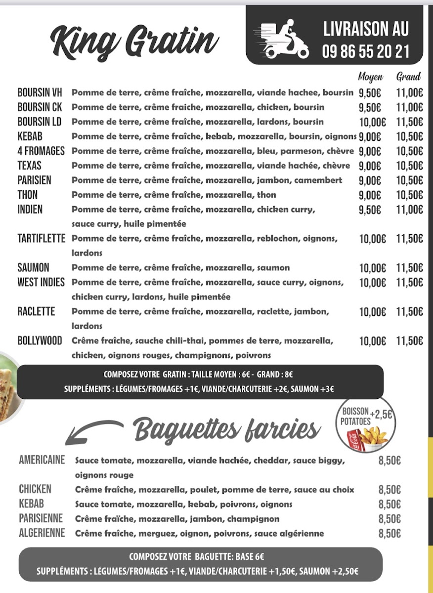Menu King Gratin-1