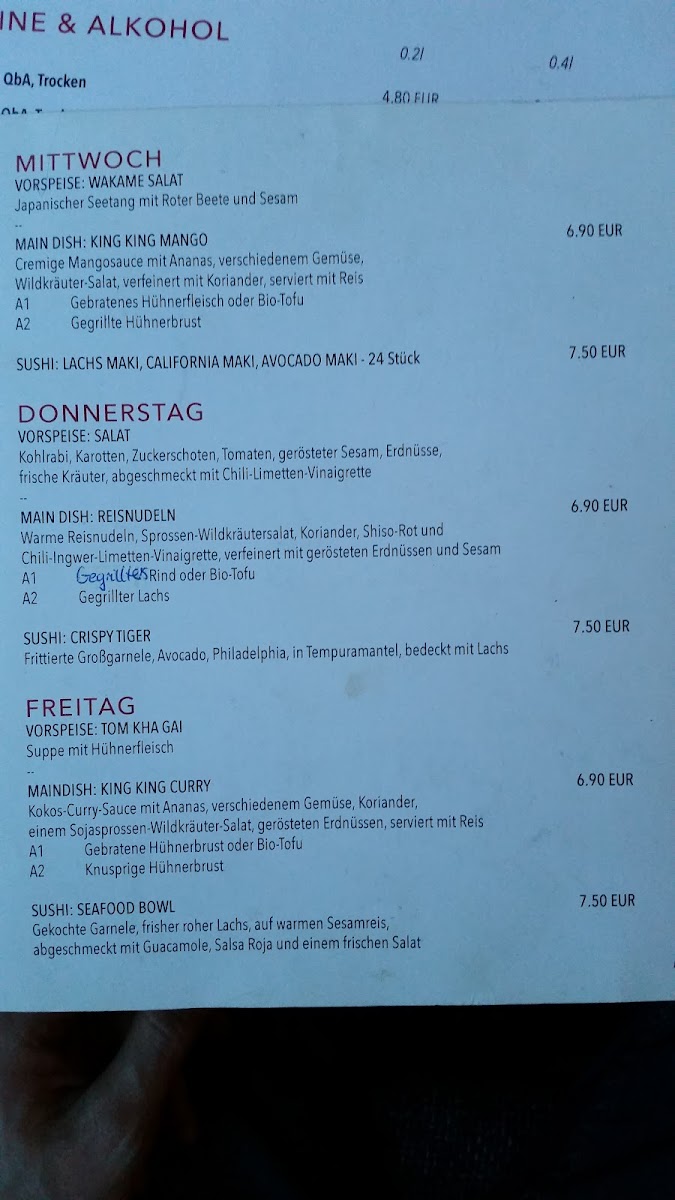 Menu King King-2