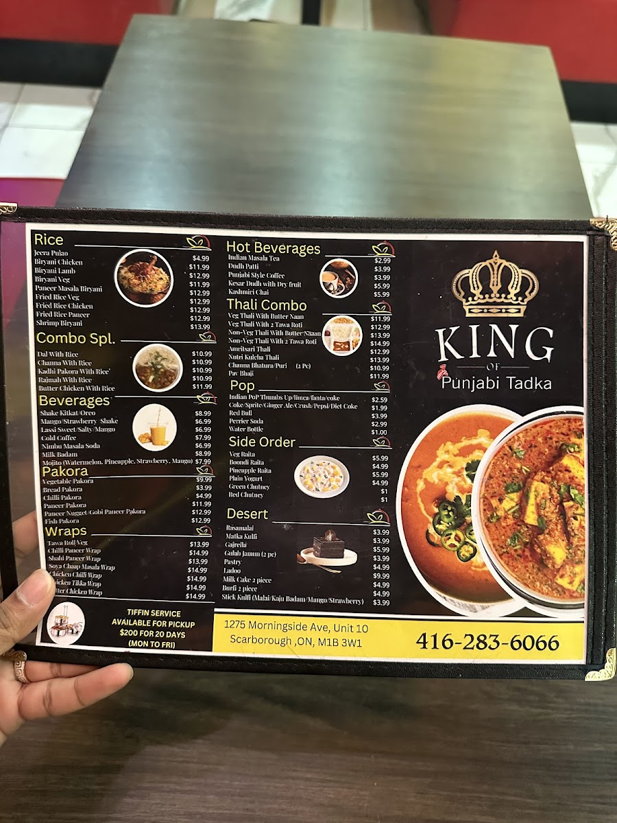 Menu King Of Punjabi Tadka-1