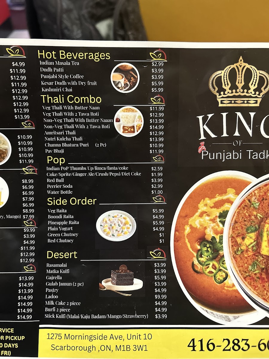 Menu King Of Punjabi Tadka-3