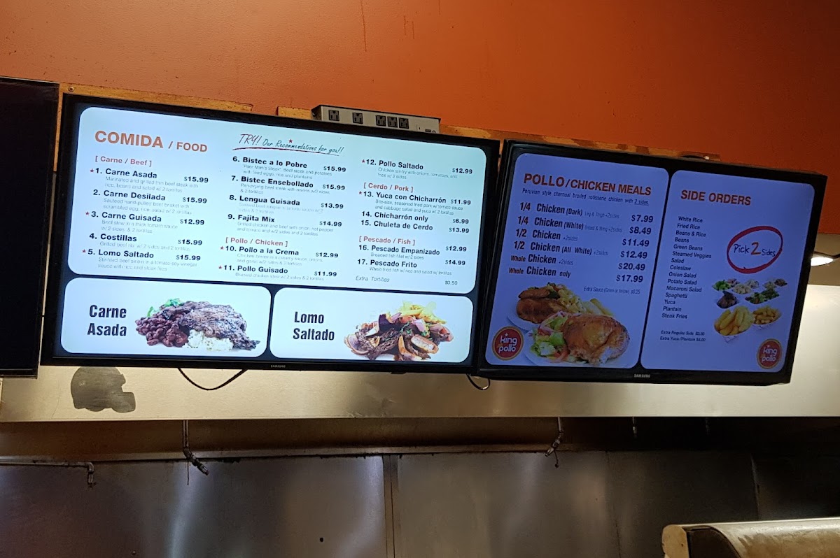 Menu King Pollo Of Chantilly-1
