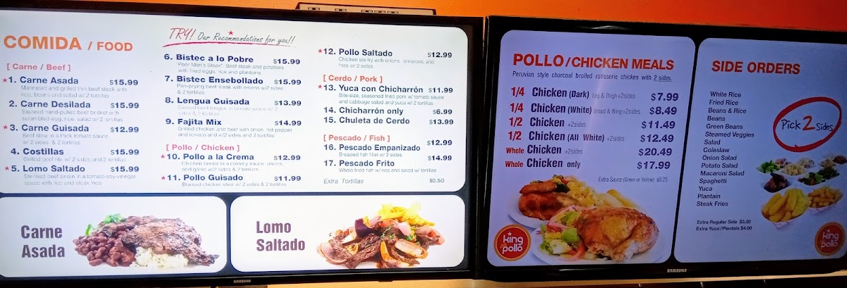 Menu King Pollo Of Chantilly-2