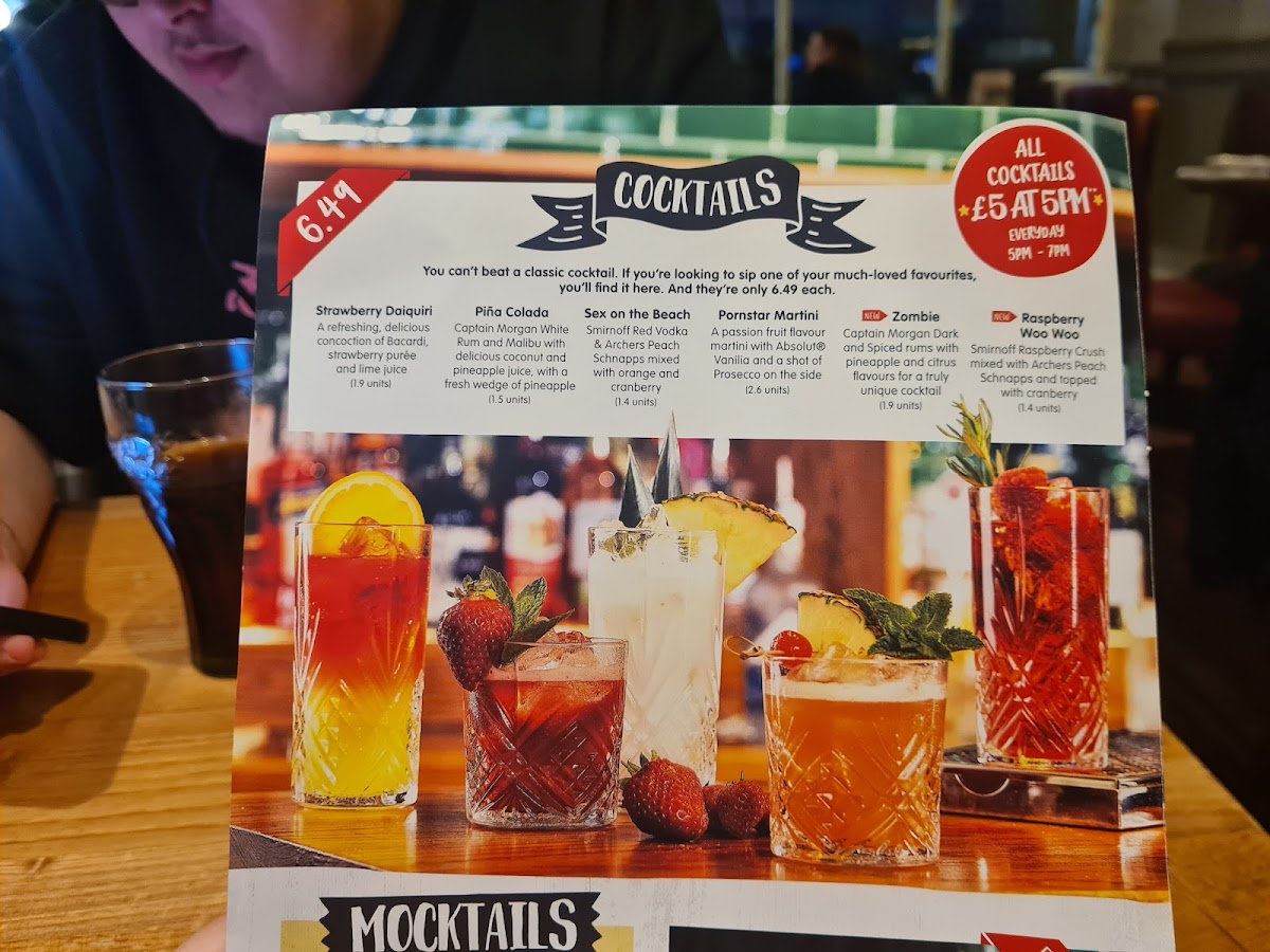 Menu King William Iv Brewers Fayre-3