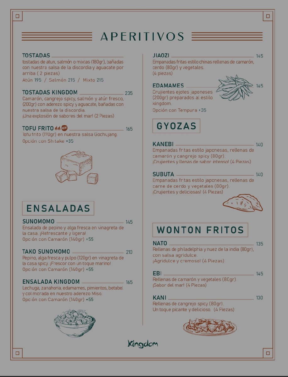 Menu Kingdom Mongolian Grill And Sushi-10