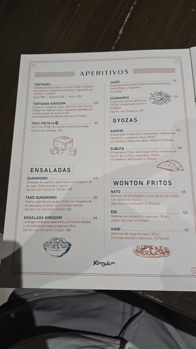 Menu Kingdom Mongolian Grill And Sushi-2