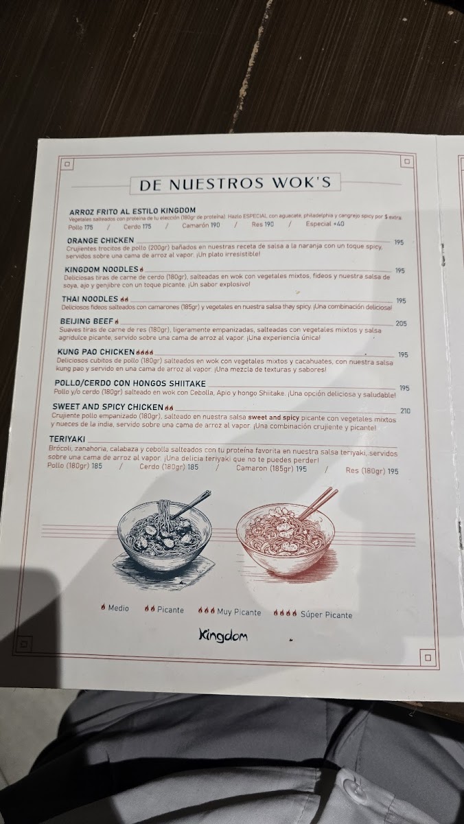Menu Kingdom Mongolian Grill And Sushi-9