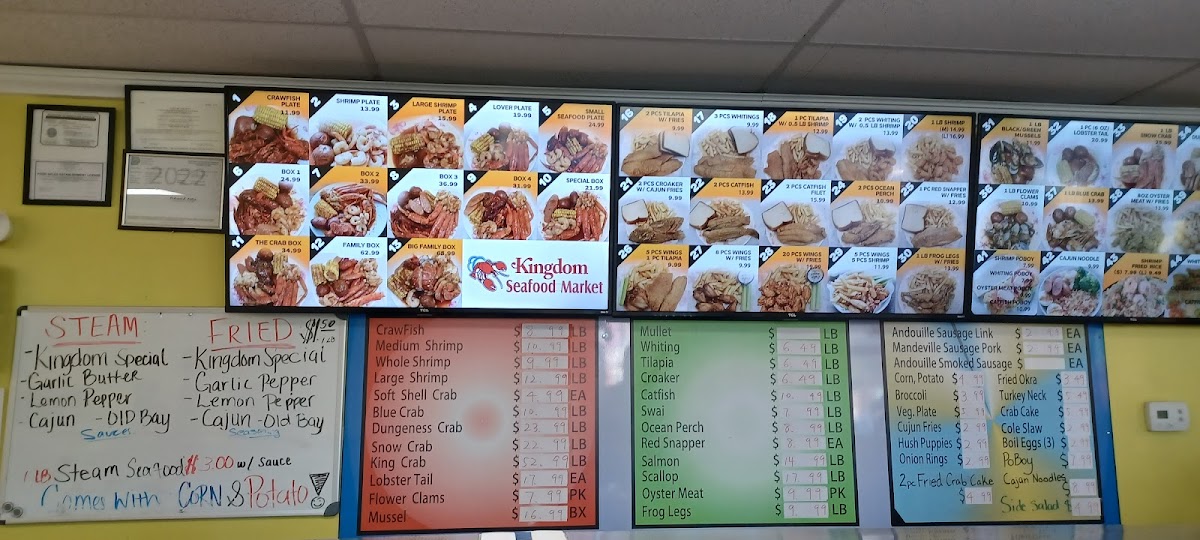 Menu Kingdom Seafood Market-2