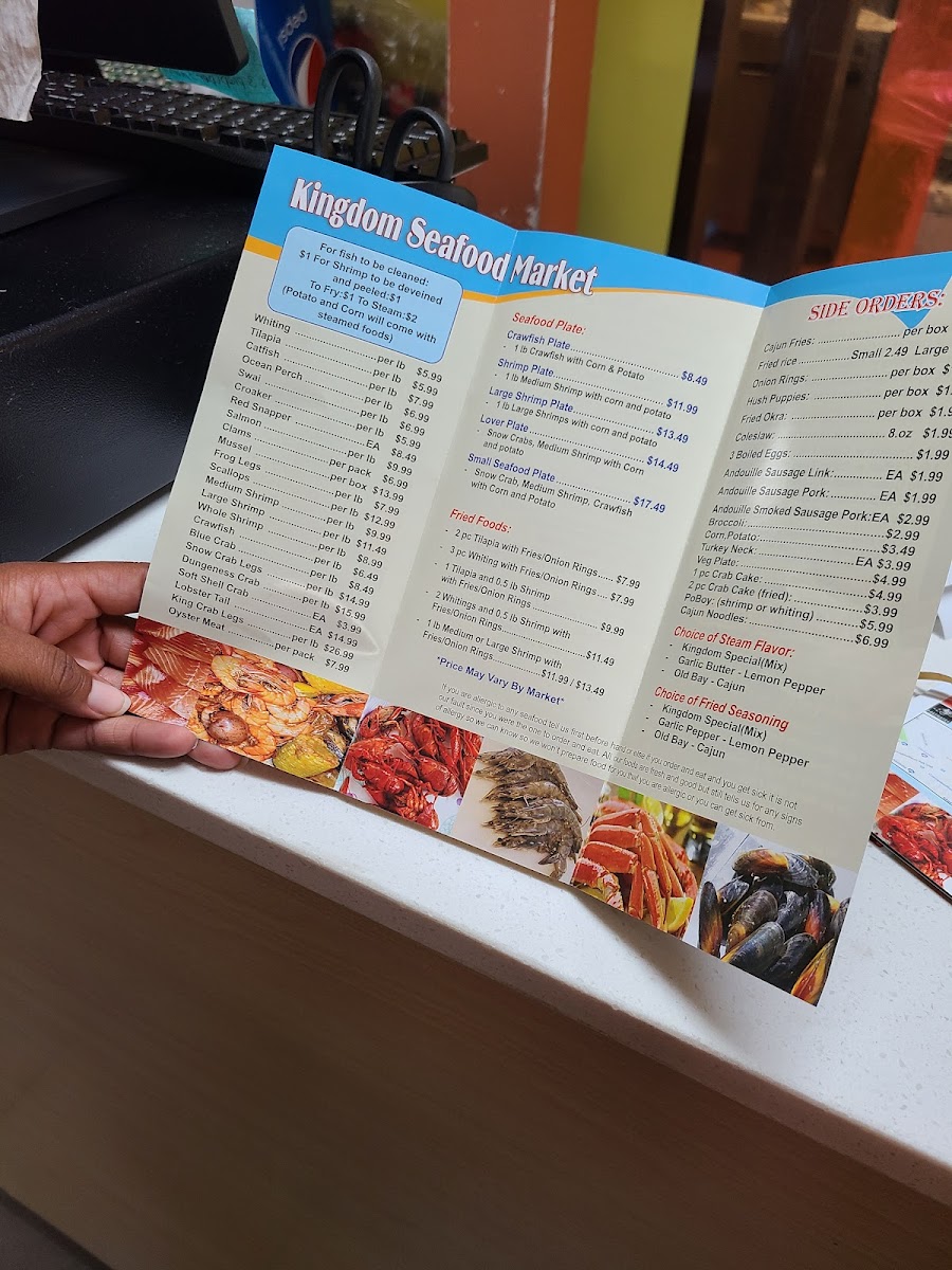 Menu Kingdom Seafood Market-3