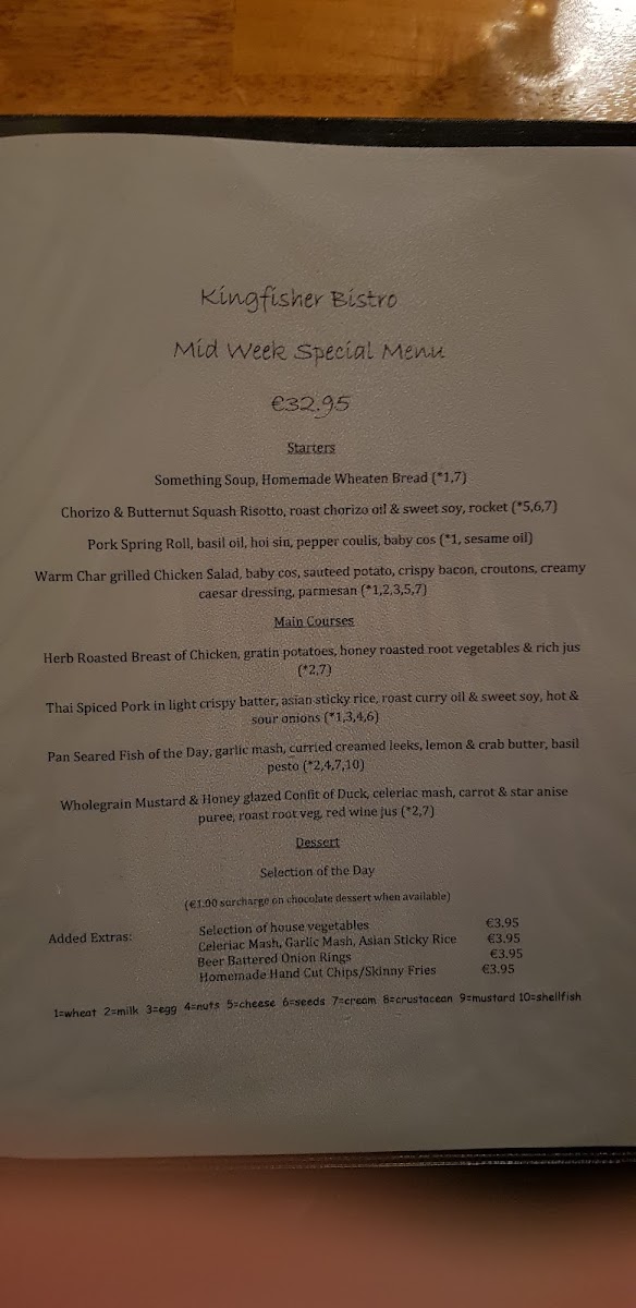 Menu Kingfisher Bistro-3