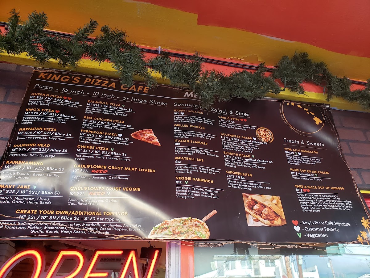 Menu Kings Pizza Cafe-4