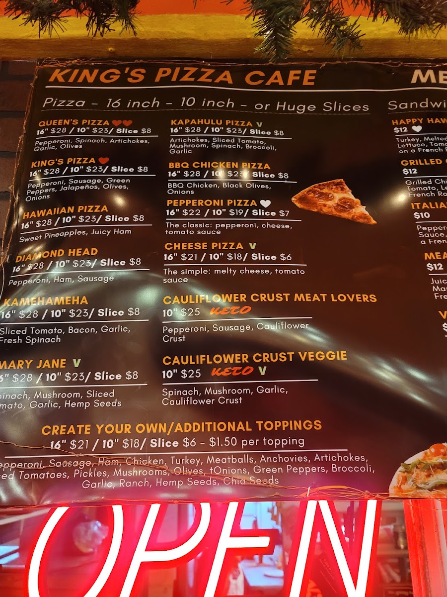 Menu Kings Pizza Cafe-6