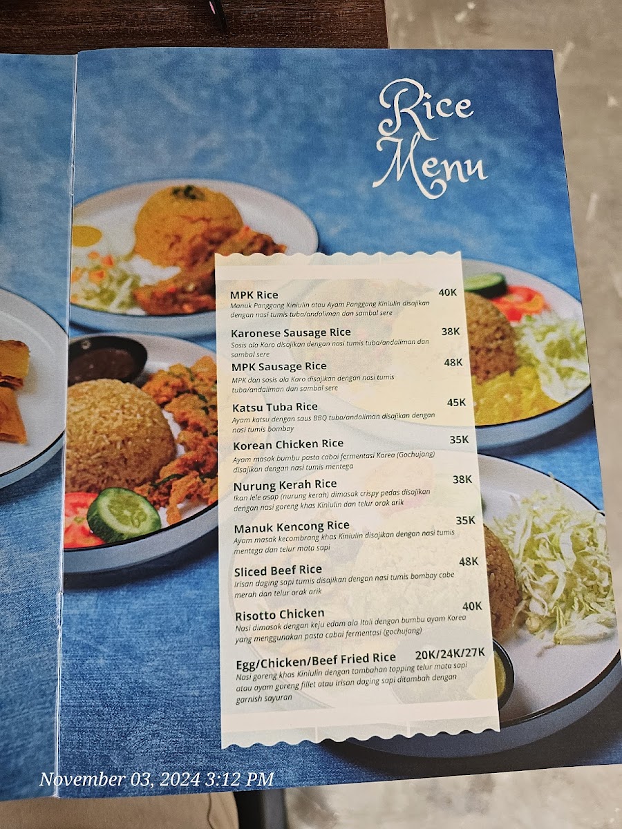 Menu Kiniulin Fusion Eatery-10