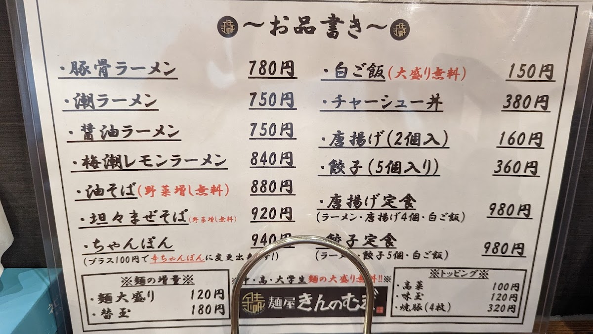 Menu Kinnomugi-8