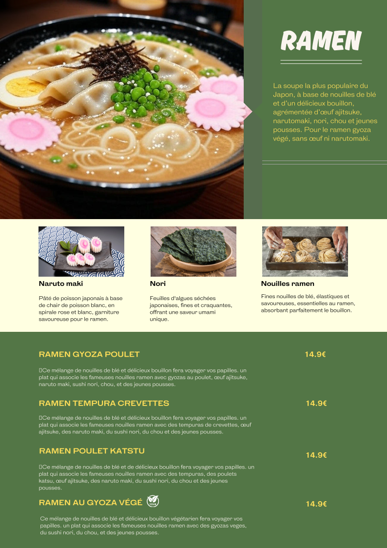 Menu Kinomai – Restaurant Asiatique À Dijon-2